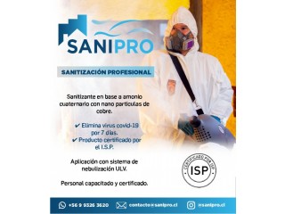 SANIPRO, Sanitización Profesional