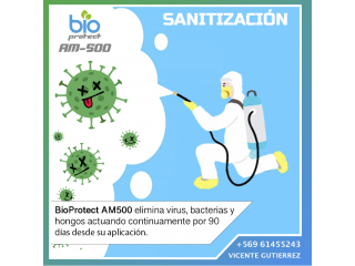 Sanitización con BioProtect AM500