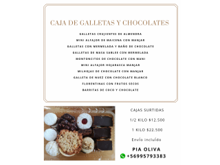 Galletas y chocolates artesanales